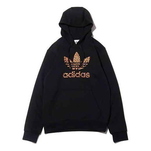 adidas originals Lepo trefoil ls Tee black logo GH7810