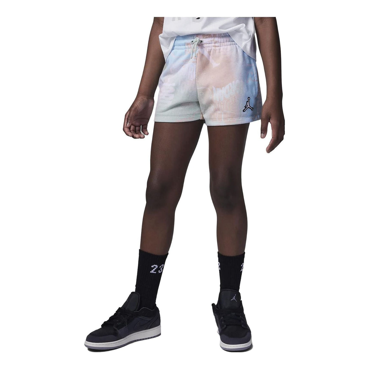 (GS) Air Jordan Essentials New Wave Printed Shorts 'Pistachio Frost' FQ0744-321