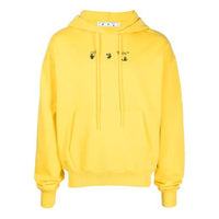 Off-White FW21 Casual Long Sleeves Loose Fit Yellow OMBB037S21FLE0051955