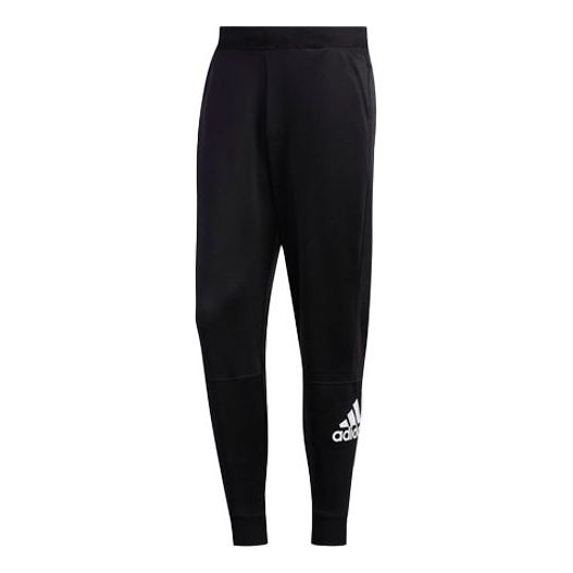 adidas Casual Bundle Feet Training Sports Long Pants Black FM5373