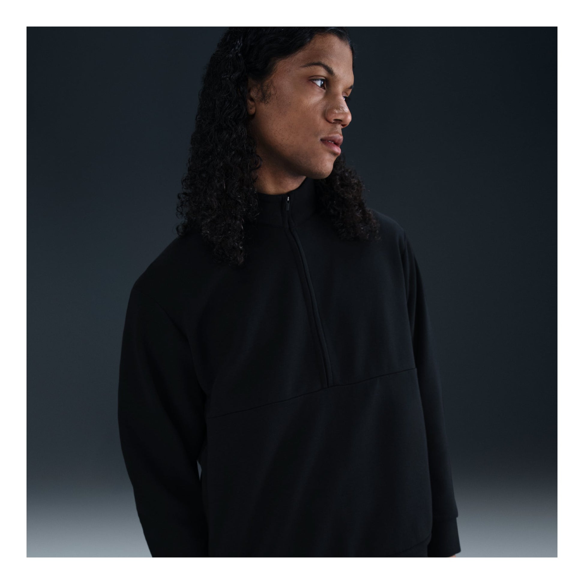 Nike 24.7 Impossiblysoft Dri-FIT 1/2-Zip Top Asia Sizing 'Black' HQ6954-010