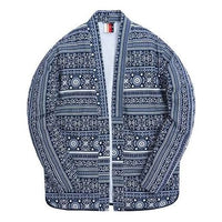 KITH Seersucker Bandana Gi 'Navy White' KH1264-102