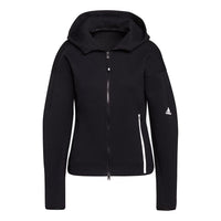 (WMNS) adidas Z.N.E. Sportswear Hoodie Asia Sizing 'Black' GT9759