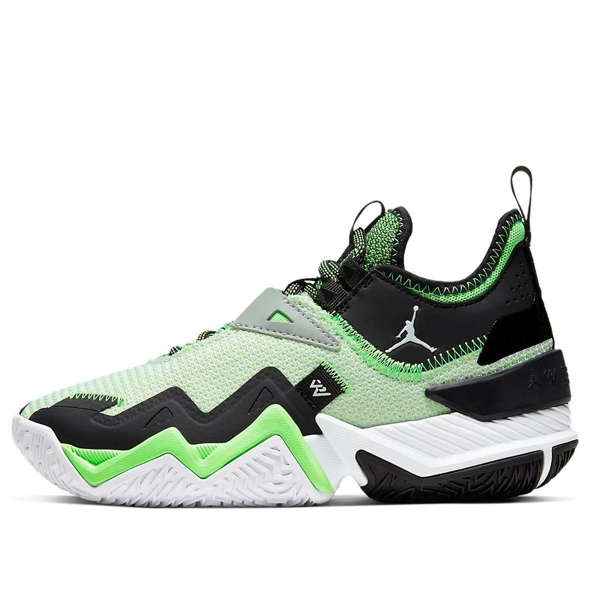 (GS) Air Jordan Westbrook One Take 'Black White Green' CJ0955-103
