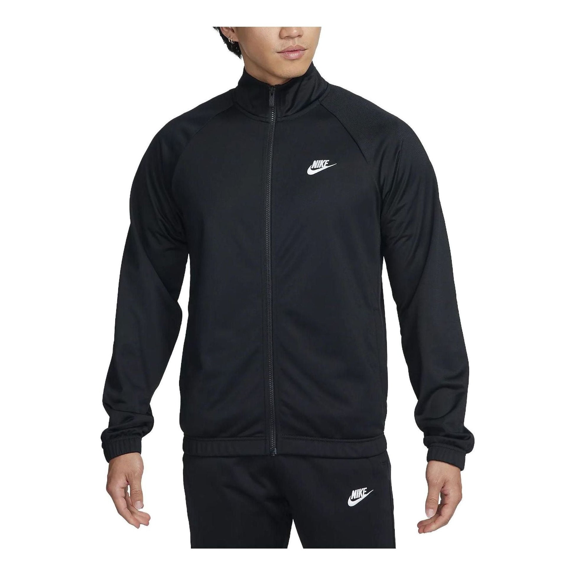 Nike Club Poly-Knit Jacket 'Black' FB7352-010
