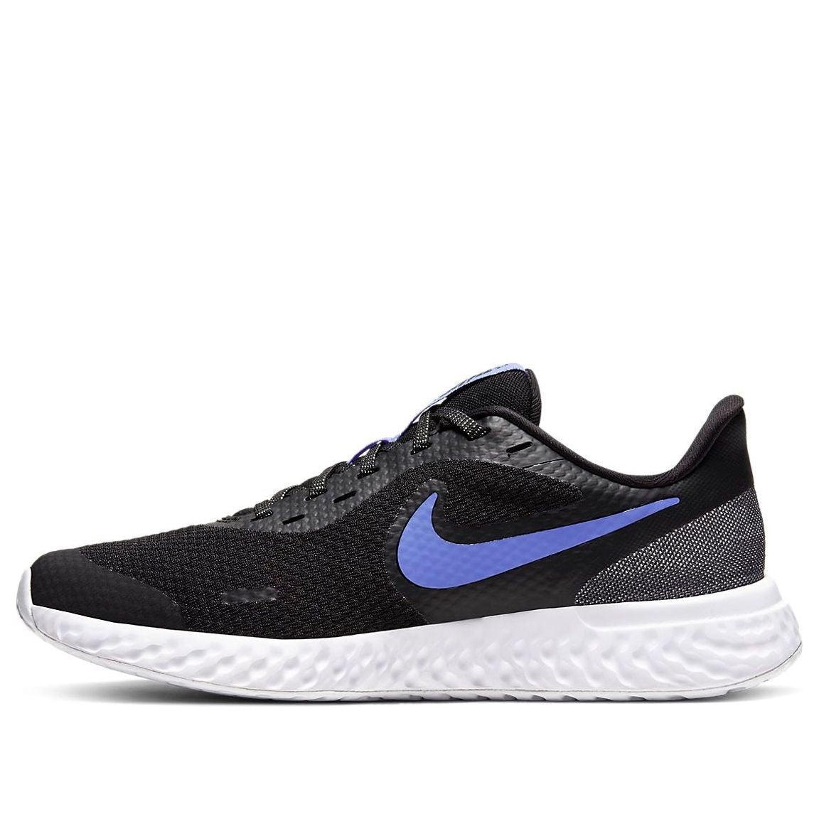 (GS) Nike Revolution 5 Glitter 'Black Blue' CD6840-041