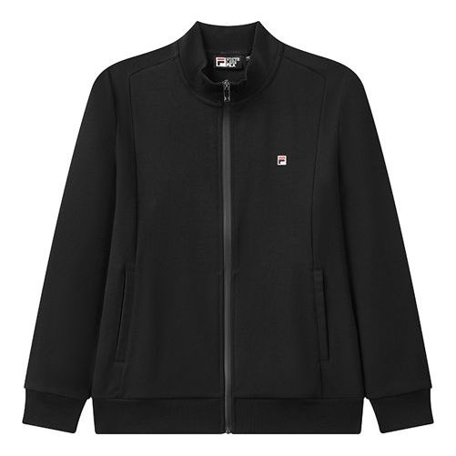 Men's FILA Knit Cozy Sports Jacket Black F51M038517F-BK