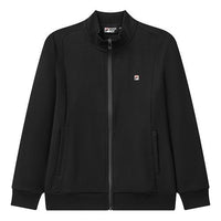 Men's FILA Knit Cozy Sports Jacket Black F51M038517F-BK