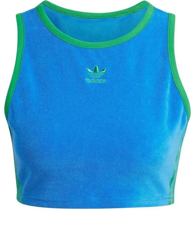 (WMNS) adidas Originals Cropped Tank (Asia Sizing) Asia Sizing 'Blue Green' JH0620