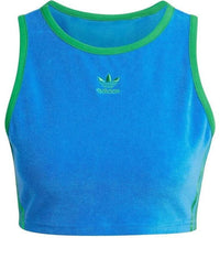 (WMNS) adidas Originals Cropped Tank (Asia Sizing) Asia Sizing 'Blue Green' JH0620