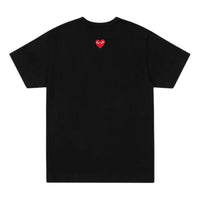 COMME des GARCONS PLAY SS25 Heart Back Emblem T-Shirt 'Black' AX-T340-051-1
