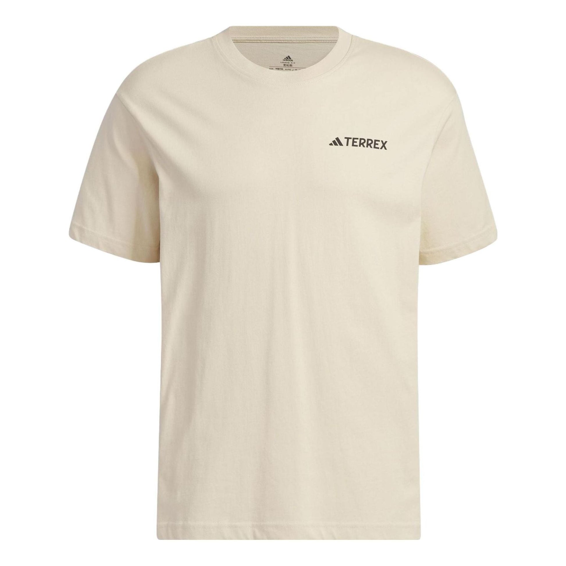 adidas Graphic T-Shirt Asia Sizing 'Beige' IB8694