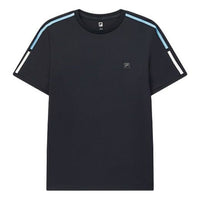 FILA Logo Printing Cotton Short Sleeve Navy Blue F61M024104F-NV