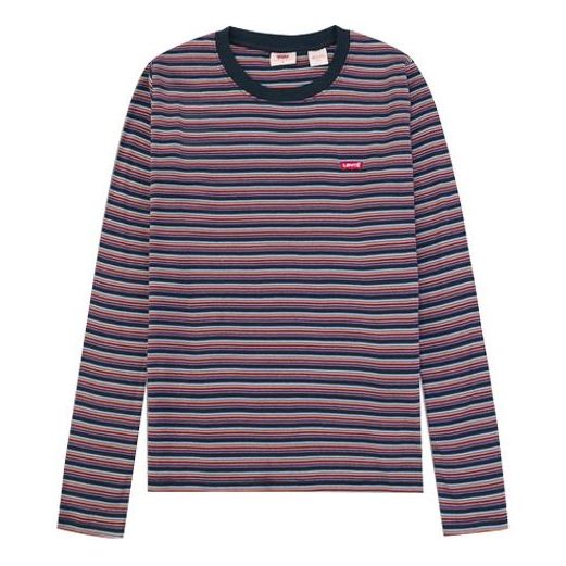 Levis Series Stripe Knit Long Sleeves Colorblock T-Shirt 69555-0021