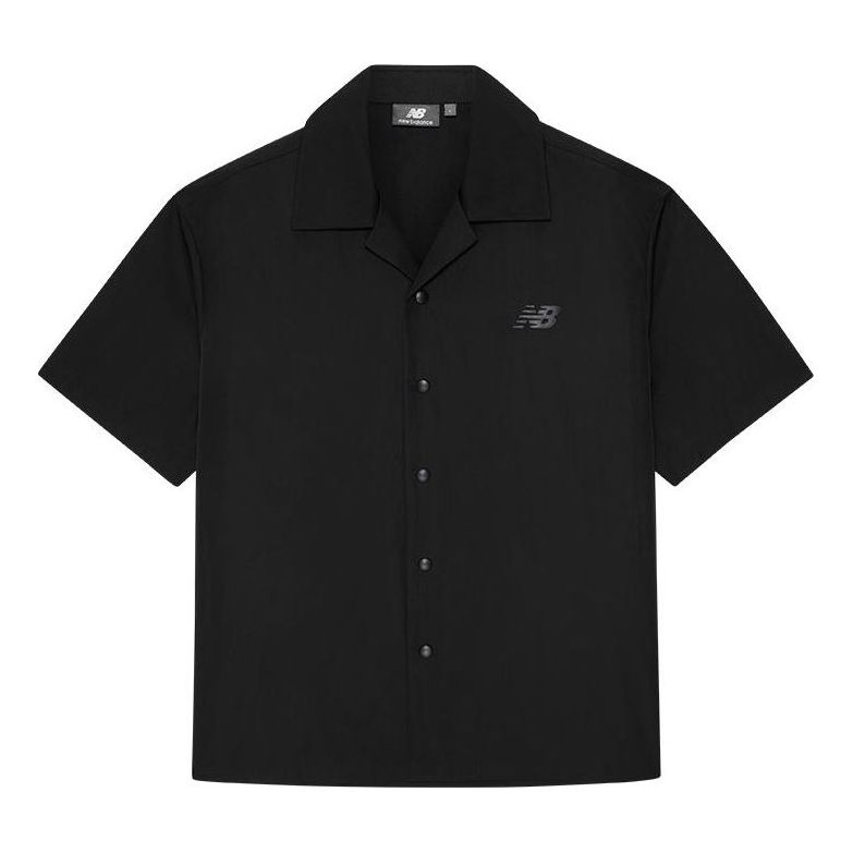 New Balance x Nice Rice SS23 Polo Shirt Asia Sizing 'Black' 5HD27011-BK