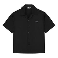 New Balance x Nice Rice SS23 Polo Shirt Asia Sizing 'Black' 5HD27011-BK