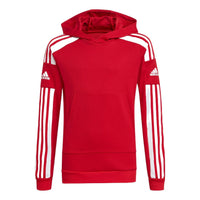 (GS) adidas Squadra 21 Hoodie Asia Sizing 'Red White' GP6433