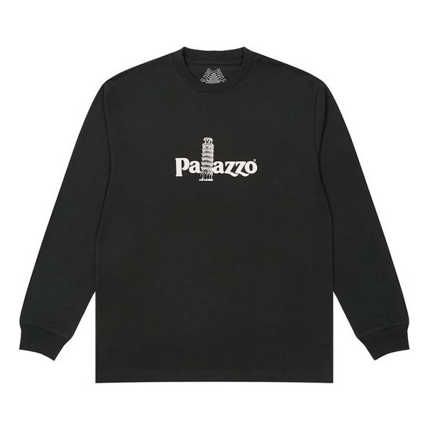 PALACE x PALAZZO Crossover Chest Long Sleeves Unisex Black P20LS003