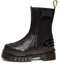 (WMNS) Dr. Martens Audrick Alternative Leather Chelsea Hi Platform Boots 'Black' 30973001
