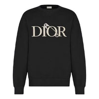 Men's DIOR Large logo Round Neck Black 043J604A0531-C981