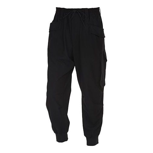 adidas Y-3 Classic Wool Flannel Cargo Pants 'Black' GK4592