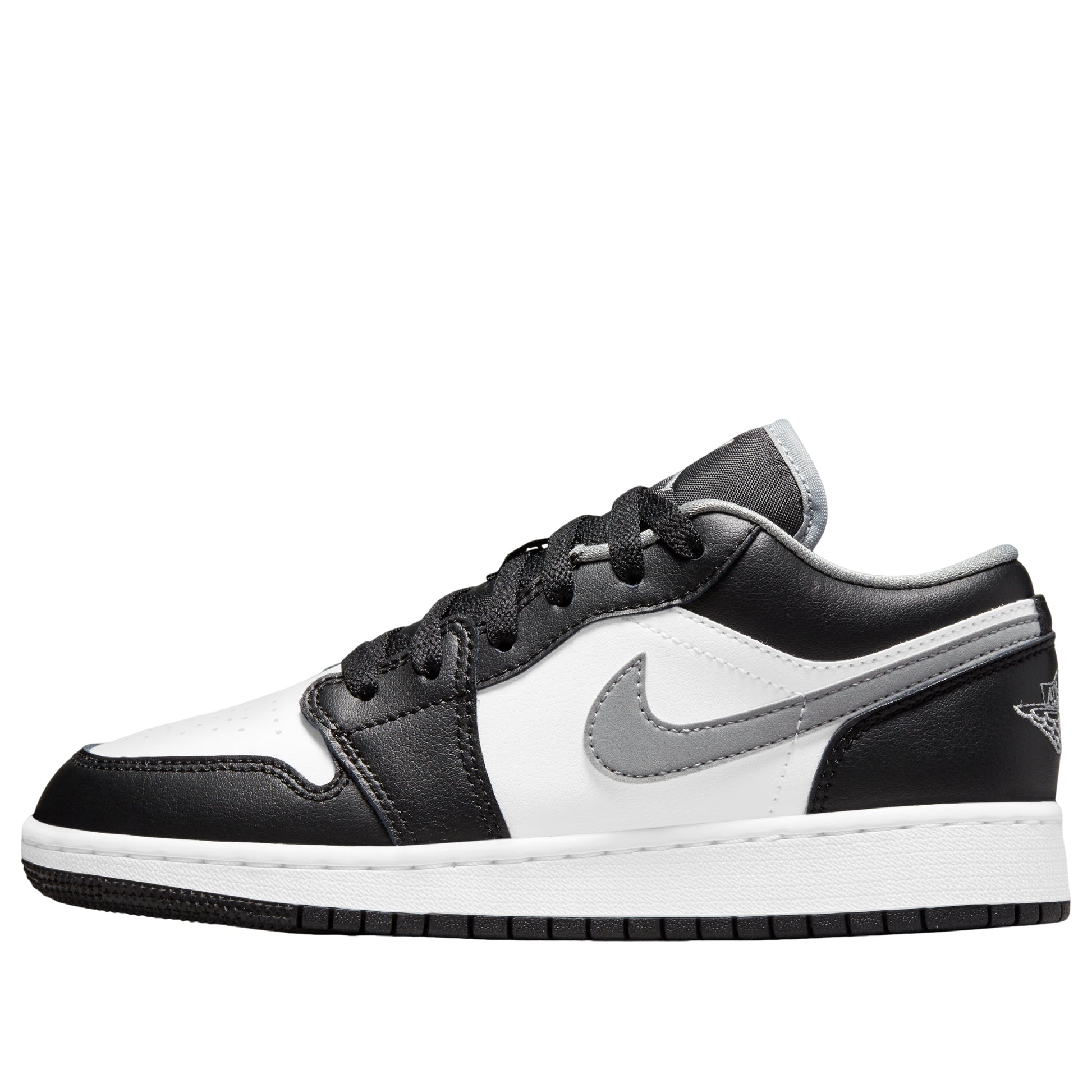 (GS) Air Jordan 1 Low 'Black Medium Grey' 553560-040
