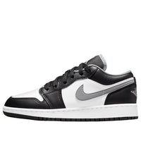 (GS) Air Jordan 1 Low 'Black Medium Grey' 553560-040