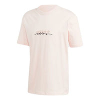adidas originals Athleisure Casual Sports Short Sleeve Pink GD9285