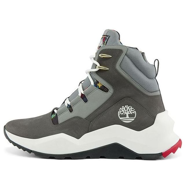 Timberland Madbury Side Zip Wide Fit Sneaker Boots 'Grey Nubuck' A2PTNW