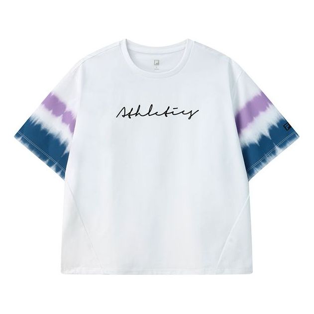 (WMNS) FILA Gym Short Sleeve White T-Shirt A11W121108F-WT