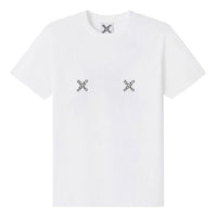 KENZO FW20 Alphabet Printing Loose Short Sleeve White FA62TS9104SJ-01