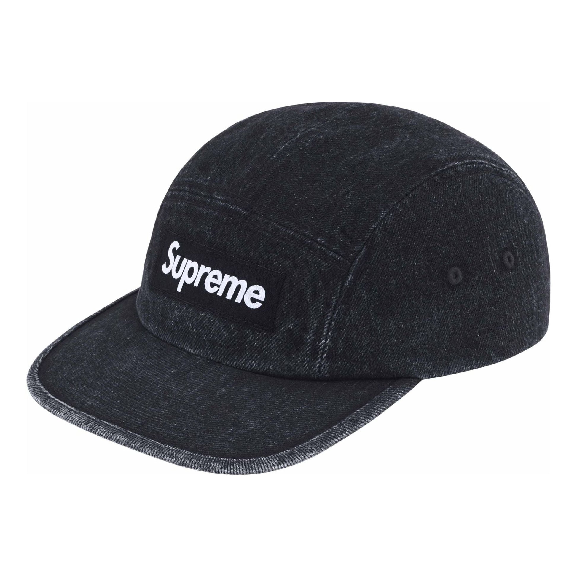 Supreme Denim Camp Cap SS24 'Black' SUP-SS24-2581