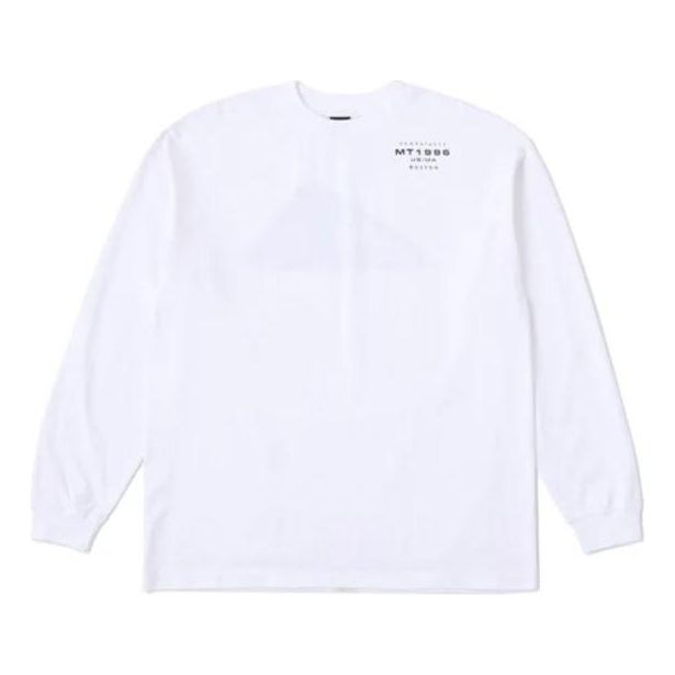 New Balance MT1996 Graphic Long Sleeve T-shirt Asia Sizing 'White' JMTL2066-WT