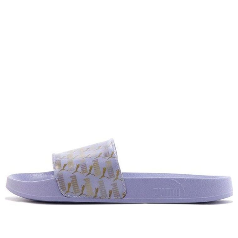 (WMNS) PUMA Leadcat Holographic Sandals Purple 369417-01