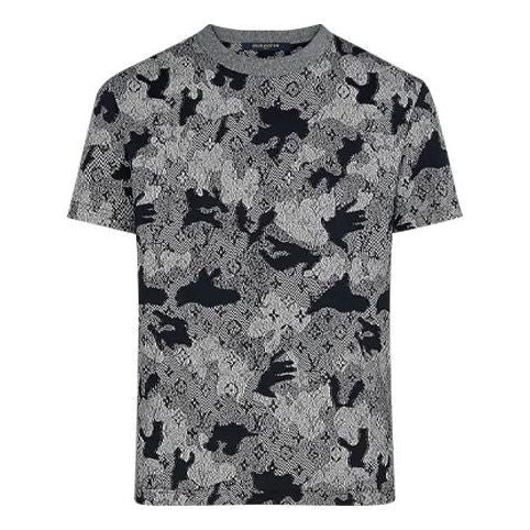LOUIS VUITTON LV Camouflage Jacquard For Men Navy 1A7X3