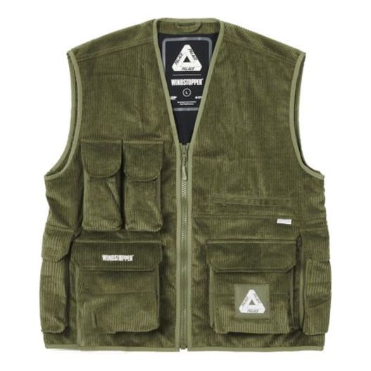 Palace X Gore-Tex Infinium Corduroy Vest 'Green' P21GT031