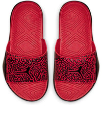 (PS) Air Jordan Hydro 7 Minimalistic Red Black Slippers 'Red Black' BQ6292-600