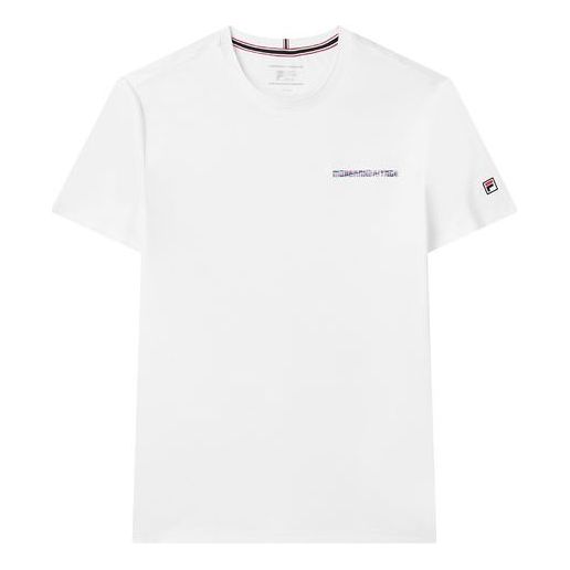 FILA Letter Printing Causual Ventilate Male White F11M121110F-WT