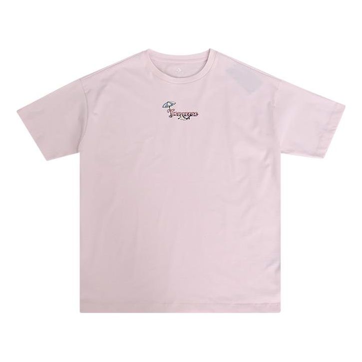 (WMNS) Converse Summer Beach Tee Asia Sizing 'Pink' 10025879-A02