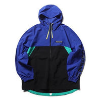 Men's Timberland Splicing hooded Zipper Jacket Blue A22UJZ38
