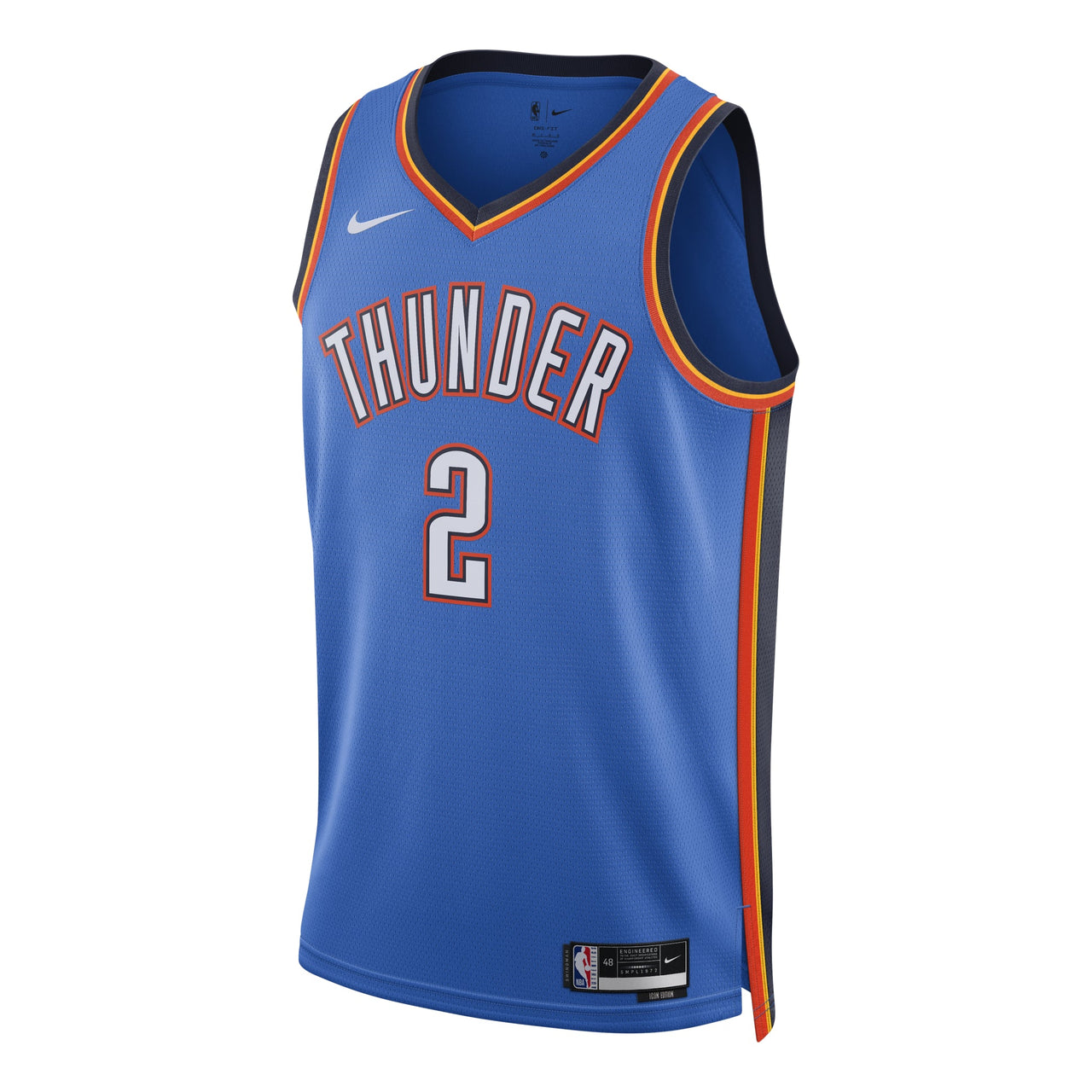 Nike x NBA Oklahoma City Thunder 22-23 Swingman Icon Jersey 'Shai Gilgeous-alexander 2' DN2016-403