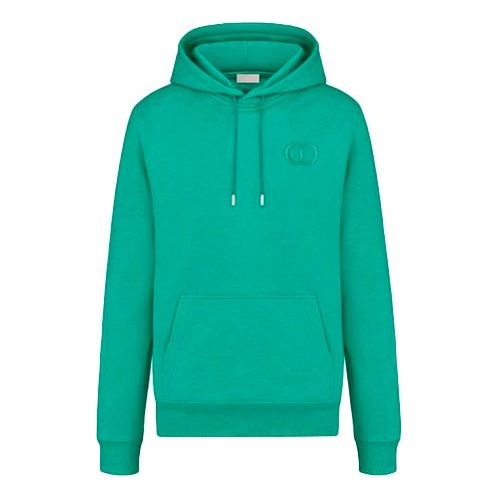 DIOR Cotton Hooded Sweatshirt For Men Green 943J600A0531-C610