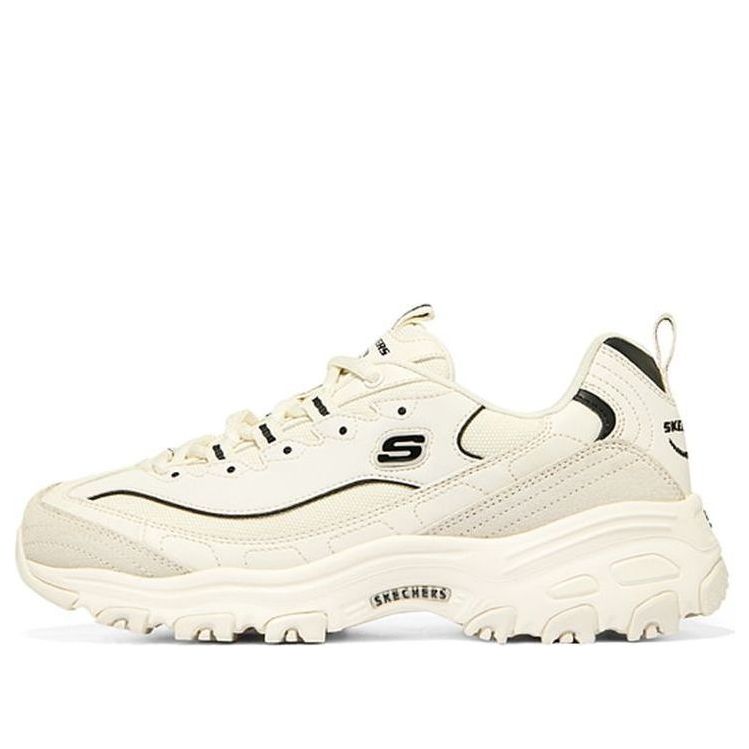 Skechers D'Lites 1.0 'Creamwhite Black' 894112-NTBK