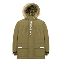 New Balance Parka Jacket Asia Sizing 'Olive Green' AMJ04356-OV