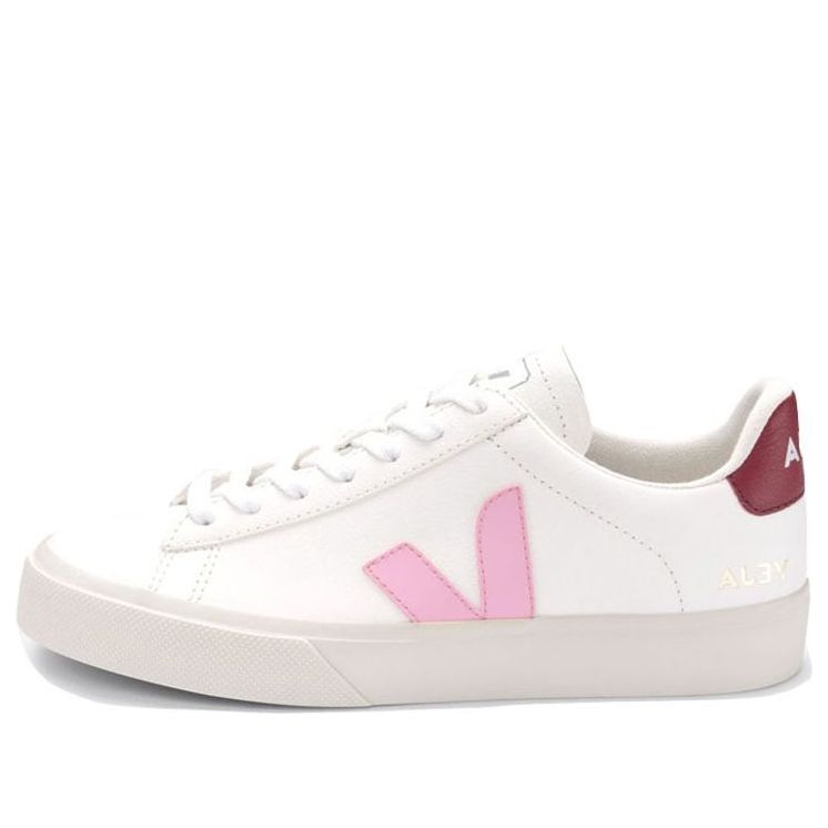 Veja Campo Chromefree Leather 'White Guimauve Marsala' CP051812