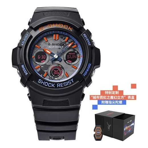 CASIO G-Shock Analog-Digital 'Black' AWG-M100SCT-1APRT