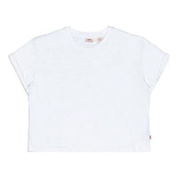 Levis Solid Color Round Neck Short Sleeve White 85783-0000