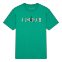 Air Jordan DNA Printing Alphabet Large Logo Short Sleeve Green DQ5884-324