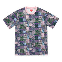 Supreme SS19 Patchwork Paisley S/S Top Short Sleeve Unisex Pink SUP-SS19-10570
