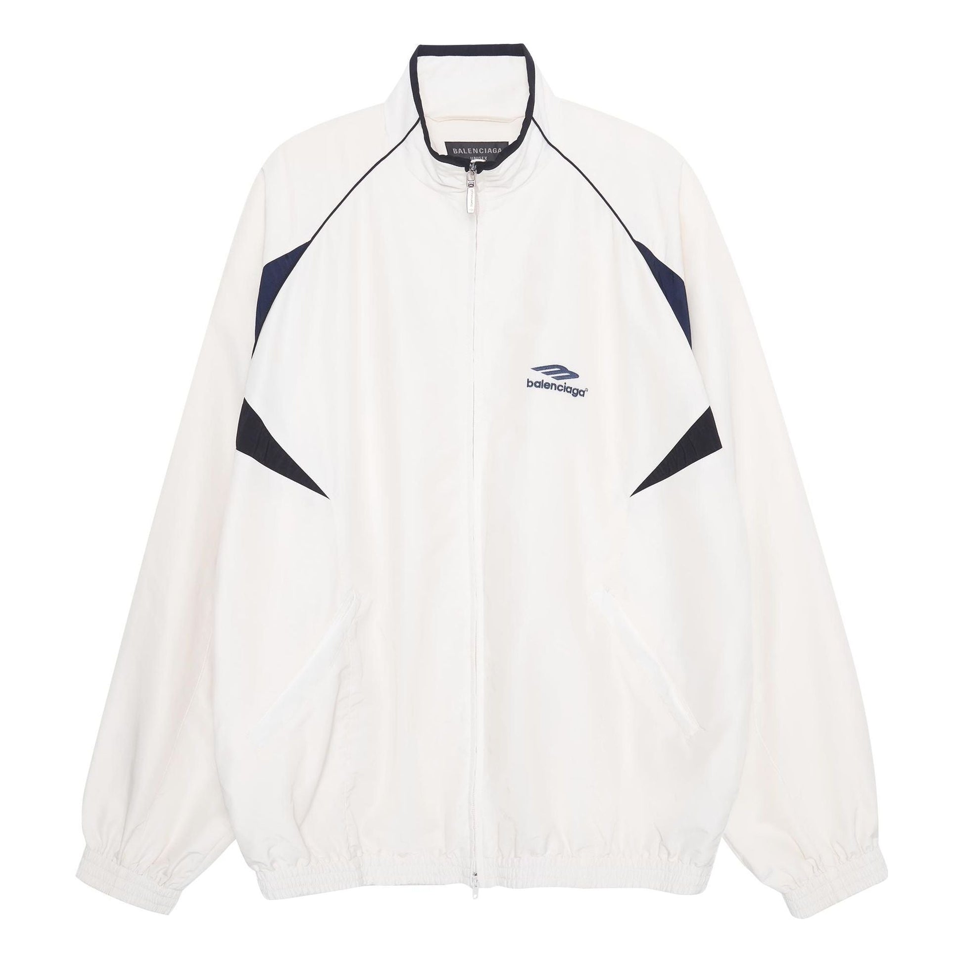 Balenciaga 3B Sports Icon Medium Fit Tracksuit Jacket 'White' 746483TOO489000